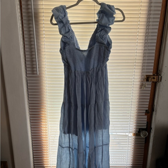 Light Blue Ruffled Sundress - Picture 4 of 5